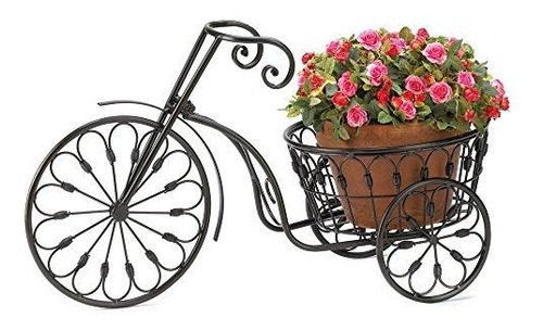 Nueva Planta De Hierro Bicicleta Soporte Para Flores Pot Hog