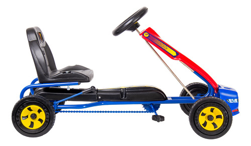 Vehículo A Pedal Auto/camioneta Go Kart León Spiderman Azul