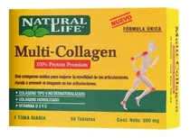 Comprar Multi-Collagen Natural Life con 2 Clases de Colageno Vitamina D3 y Vitamina C Caja con 30 Comprimidos