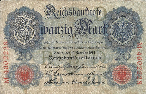 Alemania 20 Marcos 1914