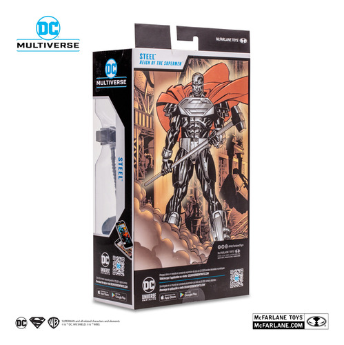 Steel (reign Of The Supermen) Platinum Edition Mcfarlane Toy (Usado)