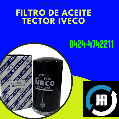 Filtro De Aceite Tector Iveco