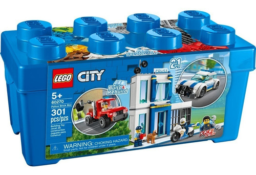 Lego City 2 En 1 City Police 301 Piezas Caja 60270