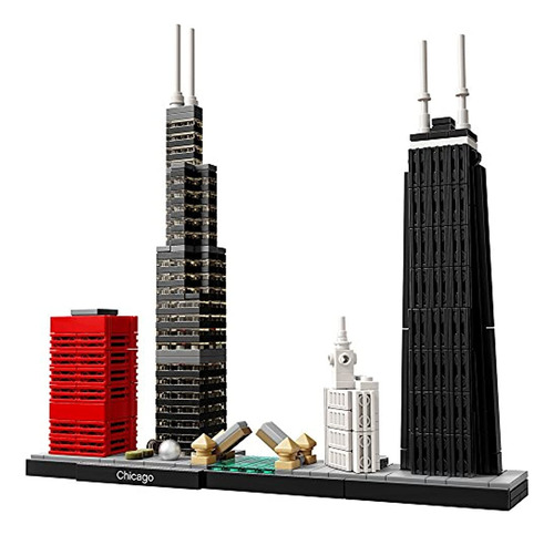 Lego Arquitectura Chicago 21033 Horizonte Conjunto De Bloque
