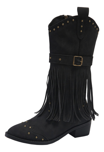 Botas High Knight De R Shoes Con Cremallera Lateral Con Flec