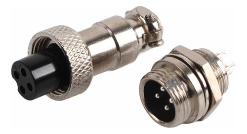 K Conector De 2/3/4/5/6 Pines Macho, Hembra De 12mm, 10