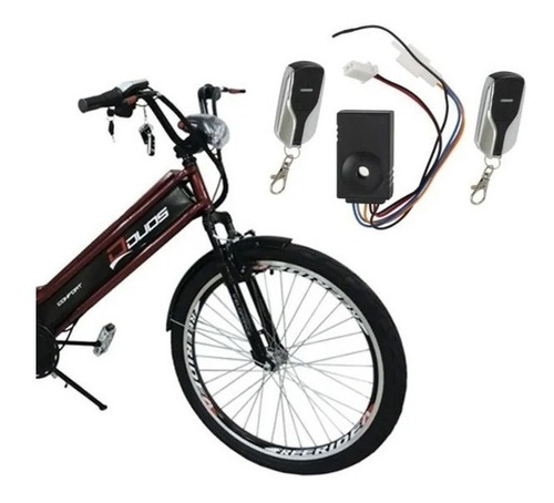 Alarme 2 Controles 48v Ebike Bicicleta Elétrica E Scooter 