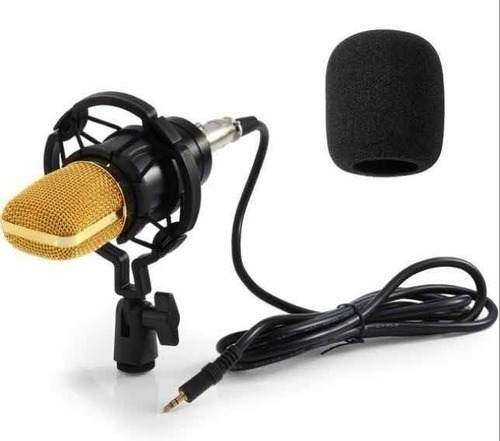 Micrófono Condensador Profesional Con Espuma Podcast, Tiktok