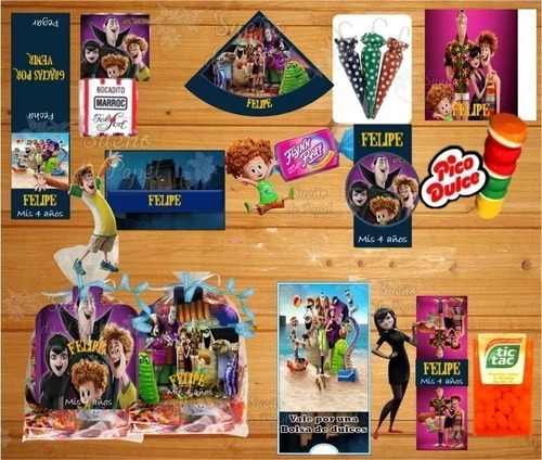 Kit Imprimible Hotel Transylvania 3 Editable