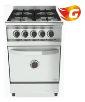 Comprar Cocina Fornax Versatil Eco 4 Hornallas 60 Acero Inox.