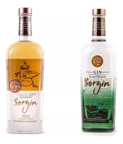 Gin Sorgin Yellow + Small Batch 700ml Francois Lurton Gobar®