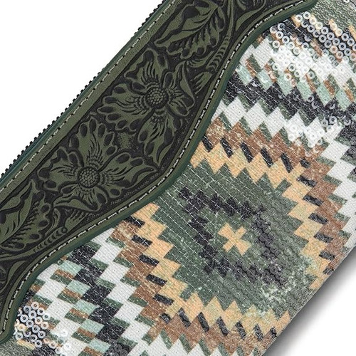 Cartera Montana West Crossbody B Importada Original Verde