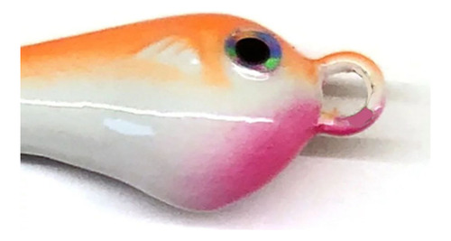 Isca Artificial Ns Jig Fugu Baiacus Robalo 6g 2,2cm Laranja