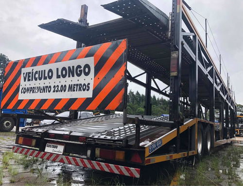 Imagem 11 de 15 de Cegonha Três Eixos 09/09 Preta Robocop C/pneus