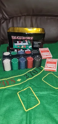 Juego Set De Poker Texas Holdem (Usado)