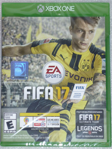 Fifa 17 Xbox One Nuevo Sellado Original Wow
