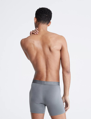 Bóxer Calvin Klein De Microfibra Brief Gris - Original