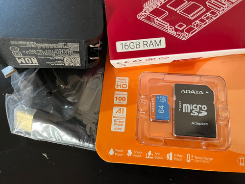 Rasberry Pi 5 16b De Ram Micro Sd 64 Gb (Usado)