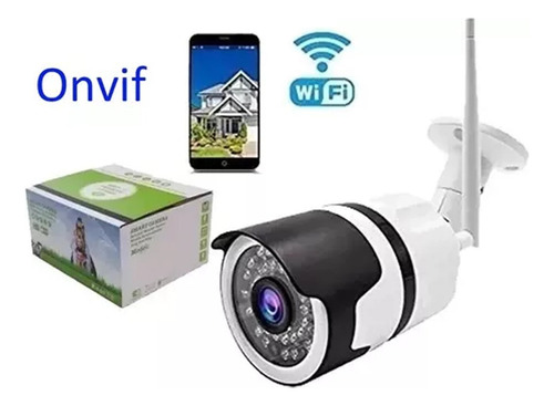 Camara Ip Wifi Exterior Lf4810 Angular 180° Con Audio