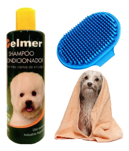 Shampoo + Acondicionador Perros Gatos Doble Anti Frizz Nuevo