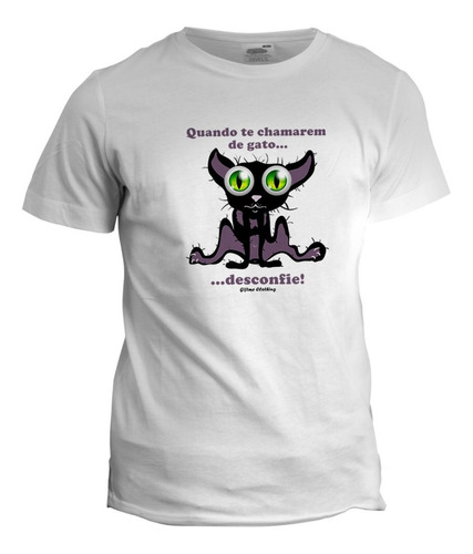Camiseta Personalizada Gato - Giftme - Animais - Divertidas