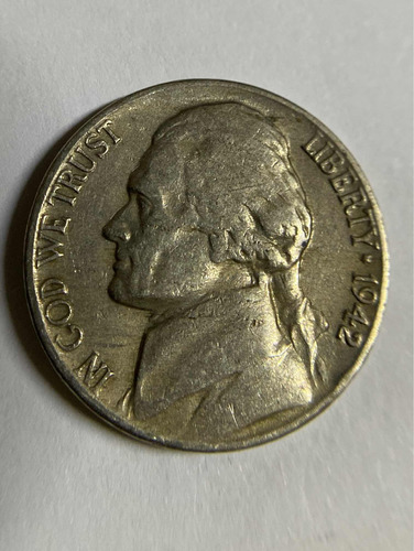 Moneda De 5 Centavos Usa De 1942 Envió Gratis