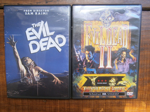 The Evil Dead 1 Y 2 Sam Raimi Bruce Campbell Dvds Import 81