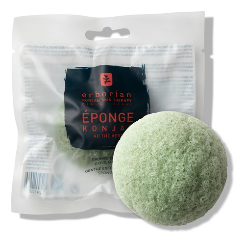 Esponja Facial Konjac De Té Verde Erborian Natural Ideal Y Y