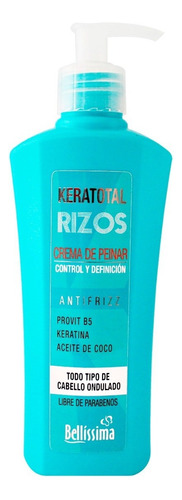 Crema De Peinar Keratotal Rizos Rulos X 270 Ml - Bellissima