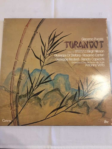 Turandot Puccini Nilsson Opera Live Disco Vinilo Box Lp