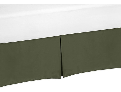 Sweet Jojo Designs Dark Green Boy Baby Crib Bed Skirt Nurser