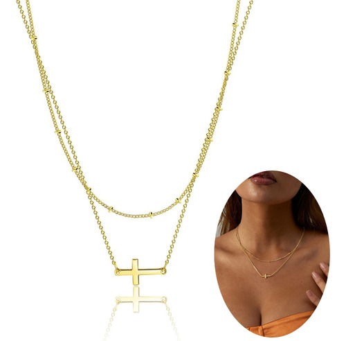 Collar Para Mujer - Collar Chapado En Oro 18k - Regalo