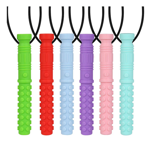 Slgol - Collar Masticable, Paquete De 6 Collares Masticables