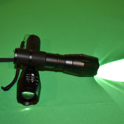 Linterna Led 5 Modos Zoom Y Flash - Supervivencia Extremo