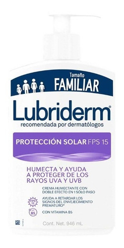 Crema Corporal Lubriderm Protección Solar