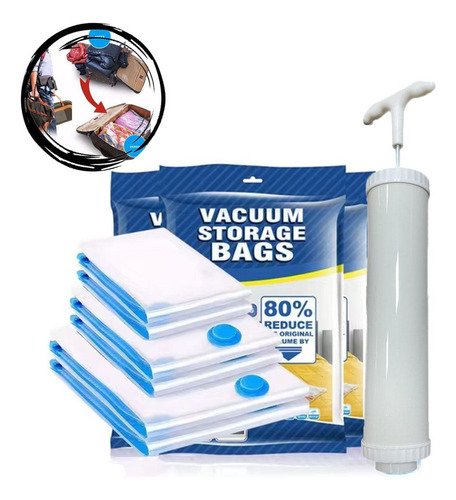 Kit 10 Sacos Organizadores A Vacuo Vacuum Bag