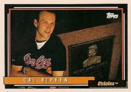 Mlb Cal Ripken Topps 1992 # 40