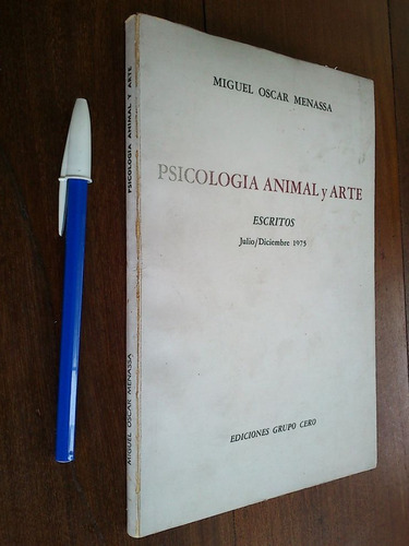 Psicología Animal Y Arte - Miguel O Menassa (psicoanálisis)