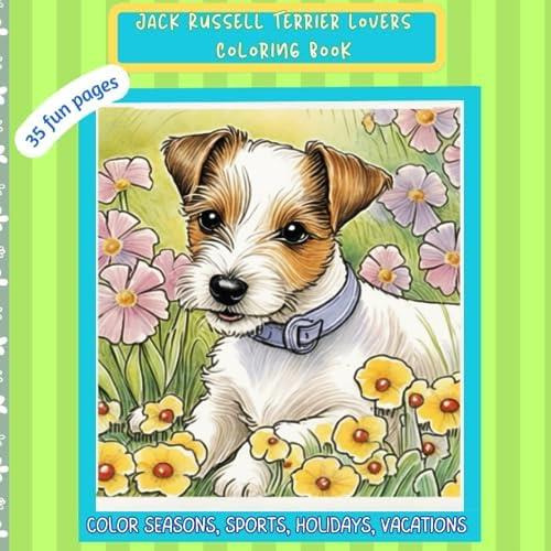 Libro: Jack Russell Terrier Lovers Coloring Book: Color Seas