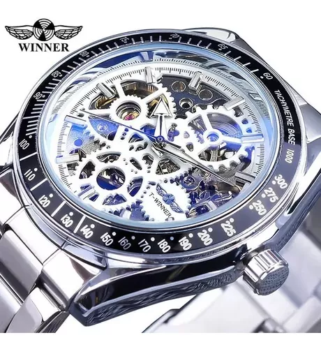 Reloj Para Hombre Winnner Diseño Elegante Reloj Automático
