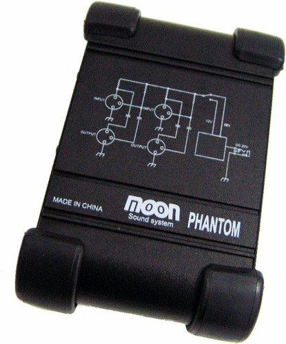 Fuente De Alimentación Phantom Moon +48v Mic Condenser 2ch
