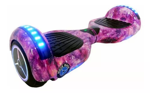 Hoverboard Skate Élétrico Bluetooth Com Led Alça Curta 6,5