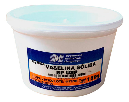 Vaselina Solida 150g - Diu