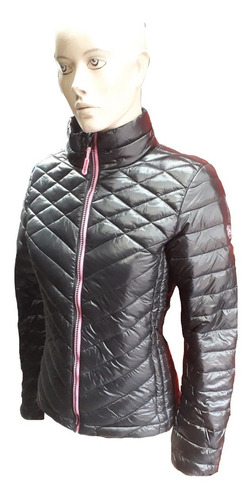 Campera Dama Impermeable Pluma Sintetica Simil Uniclo Bernal Mujer Moda Sky  Abrigo Quilmes Matelase 