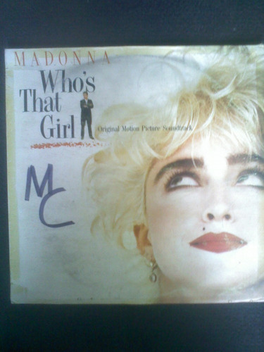 Lp. Madonna. Who´s That Girl. 1987. Pop. Vinilo. Acetato.