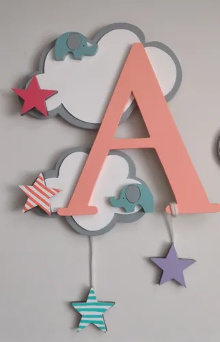 Letras Iniciales En Mdf