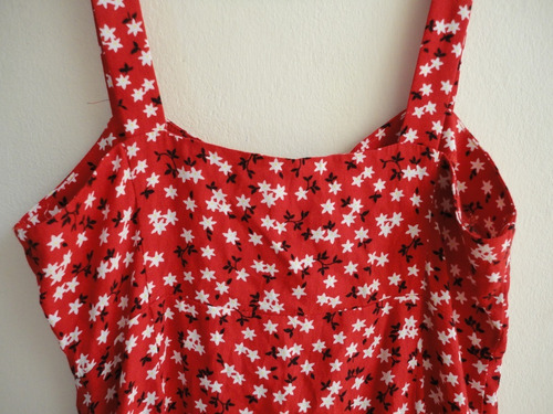 Imagen 5 de 7 de Vestido Rojo Tiras Talla Xs Alaniz Paris