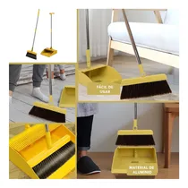 Comprar Pack2 Escoba Practico Con Recogedor Util De Color Amarillo
