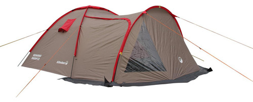 Carpa 4 Personas Doble Techo Abside Comedor Amplia Camping