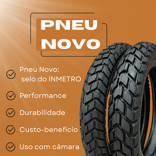 Kit Pneus Dianteiro + Traseiro Bros 125/150/160 Xre 190